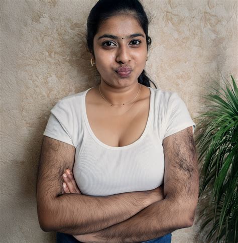 Empowering Hairy Women | Aditi, in her inners, gives a confident ...