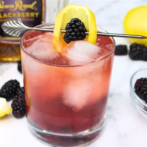 Blackberry Smash With Crown Royal Blackberry Whiskey - Dinners Done Quick