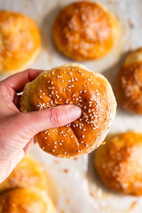 Soft & Fluffy Gluten-Free Hamburger Buns | Snixy Kitchen
