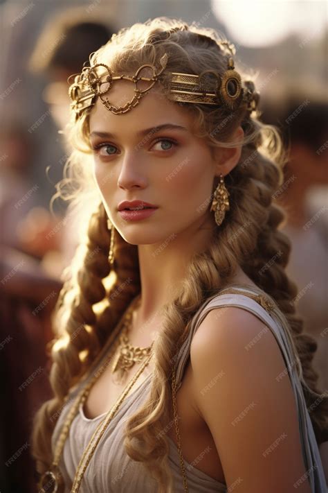 Free Photo | Beautiful ancient greece woman portrait