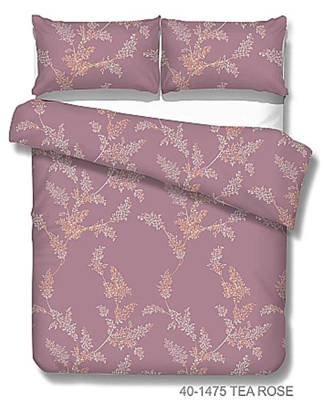 Kokvilnas gultas veļa DAKODA 40-1475-TEA ROSE