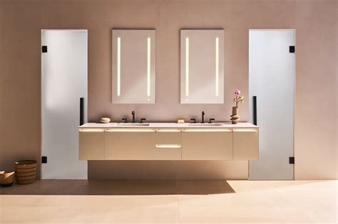 14 Elegant Beige Bathroom Ideas to Inspire Your Design | Robern