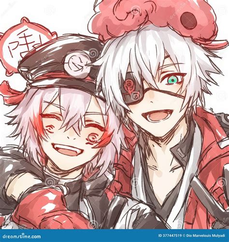 Genshin Impact Logo And Elements Icons Set. Cartoon Vector ...