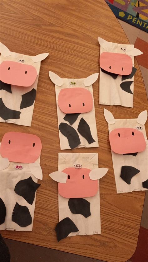 Cow puppets | Preschool farm crafts, Farm animal crafts, Animal crafts ...