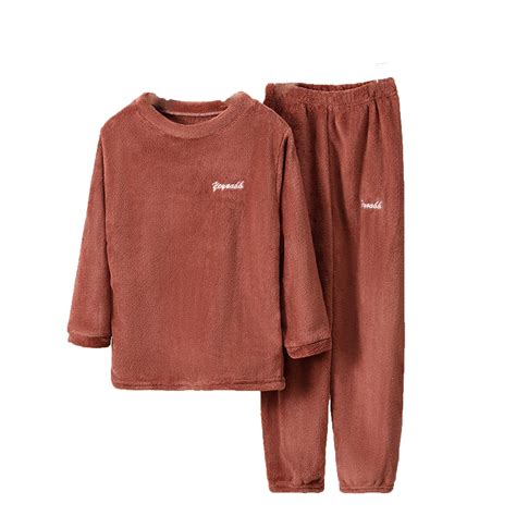 Little Boys Fleece Pajama Set Long Sleeved Top And Pant Nightwear Soft ...