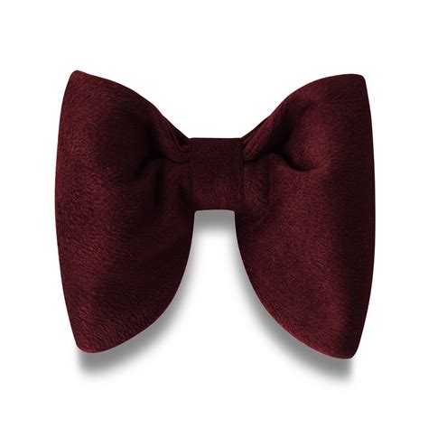Bond Burgundy Velvet Butterfly Bow Tie | OTAA