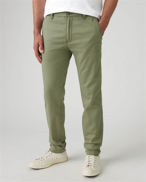Xx Chino Standard Taper Fit Cotton Linen Men's Pants - Green | Levi's® US