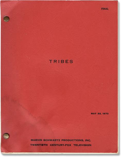 Tribes [The Soldier Who Declared Peace] (Original screenplay for the ...