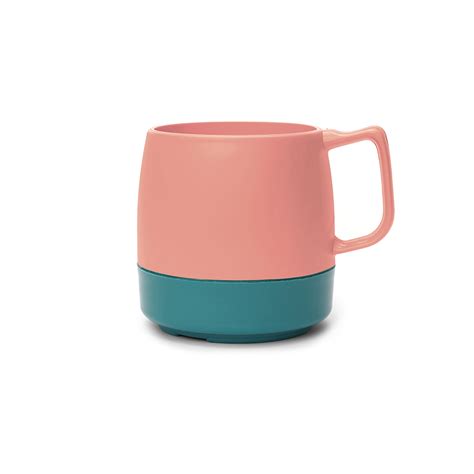 Classic 8 oz mug 17 (Mauve/Teal)