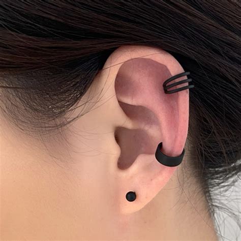 Cartilage Helix Ear Cuff Clip at Marjorie Lockett blog