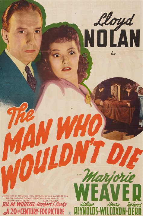 The Man Who Wouldn't Die (1942)