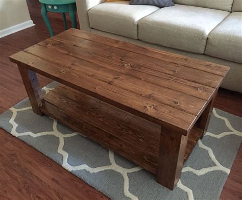 Coffee Table with Minwax Early American Stain | Stained table, Staining ...