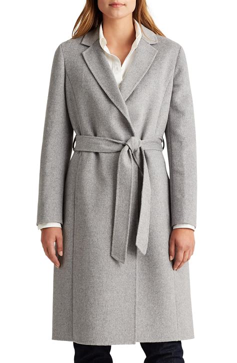 Sale > wool wrap coat with hood > in stock
