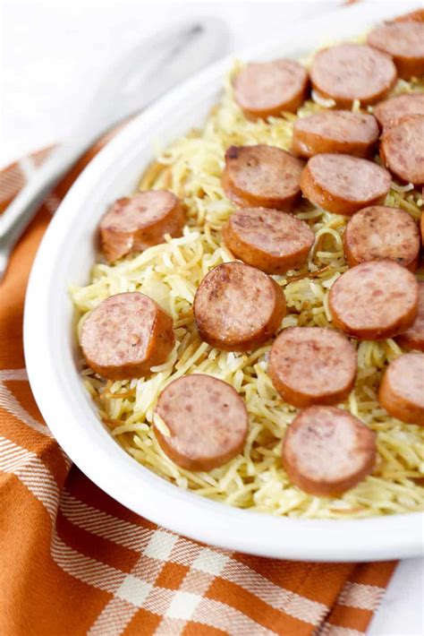 Smoked Turkey Sausage and Vermicelli Rice Pilaf ⋆ Sprinkle Some Fun