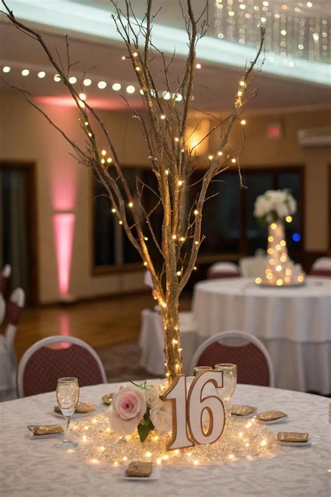 25+ Charming DIY Sweet 16 Table Centerpiece Ideas