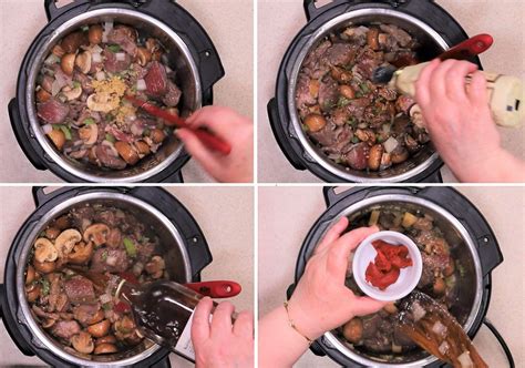 Instant Pot Beef Stew with Apple Dumplings - This Old Gal