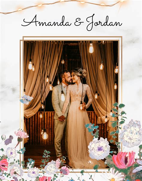 FREE Wedding Frame Templates & Examples - Edit Online & Download ...