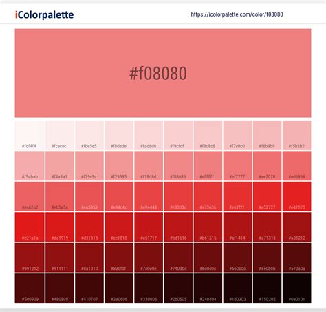 Light Coral | Color conversion CMYK | Hsl | Rgb | Pantone Printing Match