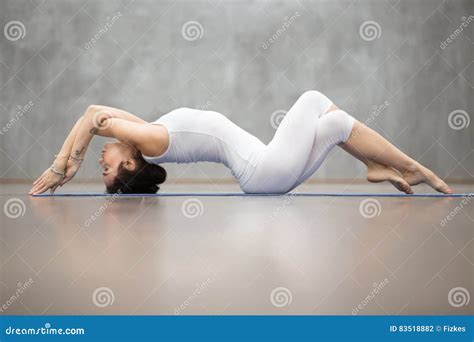 Beautiful Yoga: Fish pose stock photo. Image of attractive - 83518882