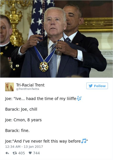 30 Hilarious Memes About Obama Surprising Joe Biden With The Medal Of ...
