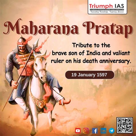 On the death anniversary of Maharana Pratap, we honor the remarkable ...