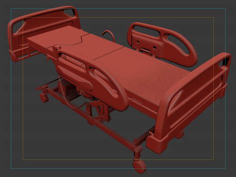 Hospital Bed - 3D Model by Maker20