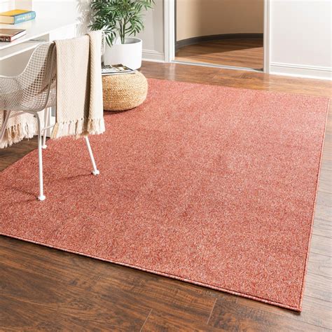 Unique Loom Everyday Solid Collection Area Rug - Mono (3' x 5' 3 ...