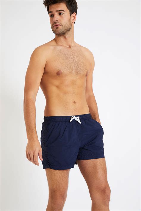 Men's swim shorts | Navy blue | RUBEN BASTOU | Banana Moon®