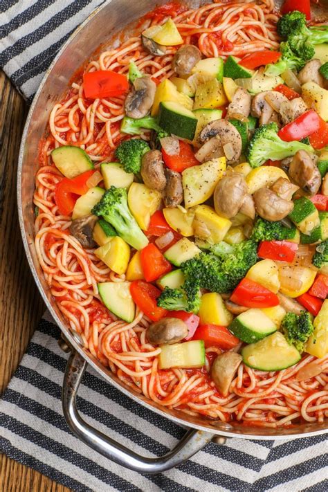 Vegetable Spaghetti - Vegetable Recipes