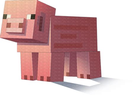 minecraft pig, minecraft , pig - Free PNG - PicMix