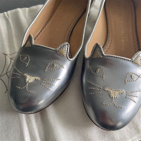Charlotte Olympia Kitty Flats, Women's Fashion, Footwear, Flats on ...