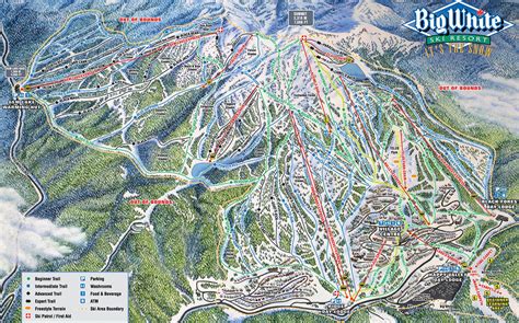 Trail map of Big White - Explore and zoom on slopes