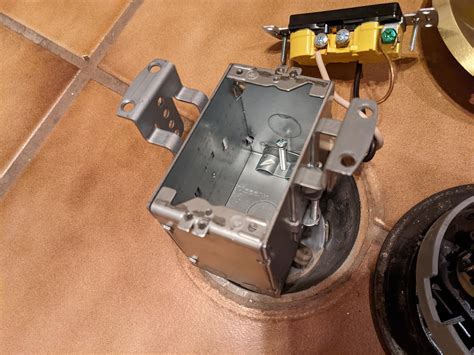 anyone know how I can mount this new raco floor box kit to my existing ...