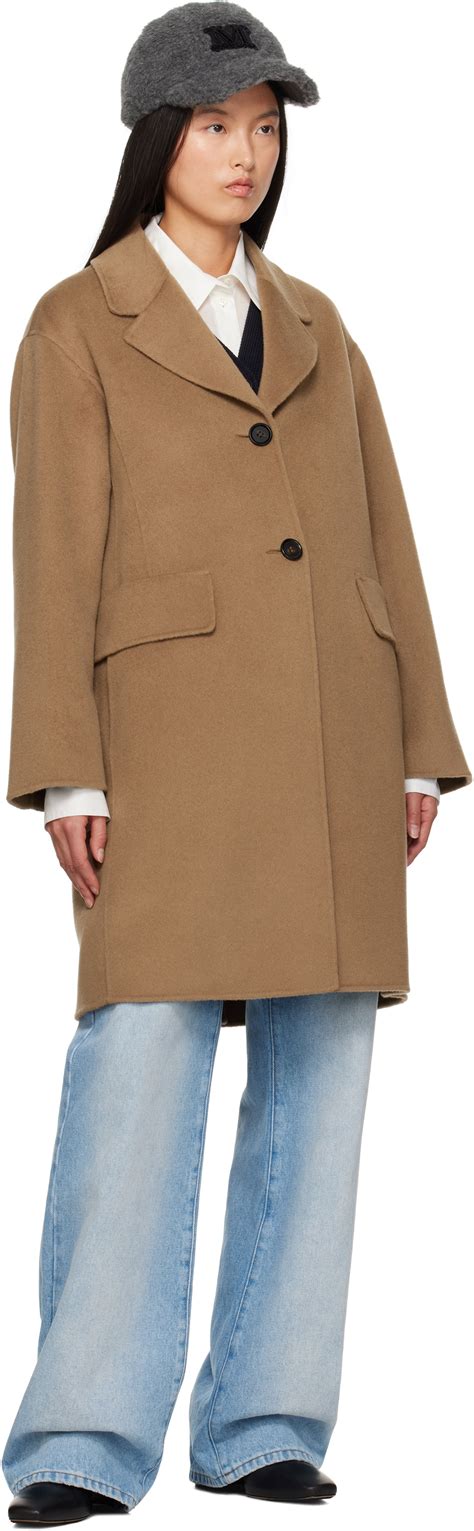 Max Mara Brown Wool Coat Max Mara