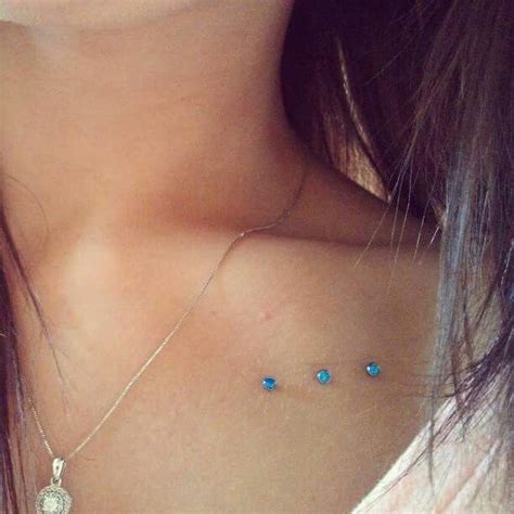 Collar bone dermals Collar Bone Piercing, Neck Piercing, Microdermal ...