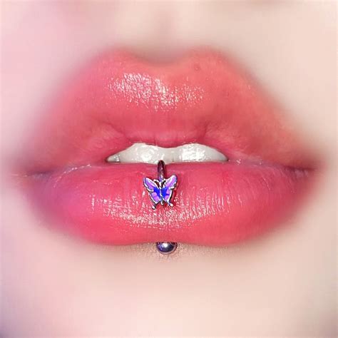 Cute Lip Piercing Hoop