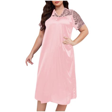 Summer Savings Clearance 2025! Loopsun Plus Size Nightgowns for Women ...