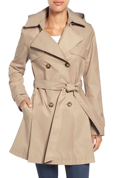 Halogen® Detachable Hood Trench Coat | Nordstrom | Trench coat, Trench ...
