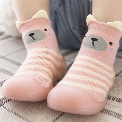 Windfall Non Slip Toddler Socks Grips Baby Girls Boys Anti Skid High ...