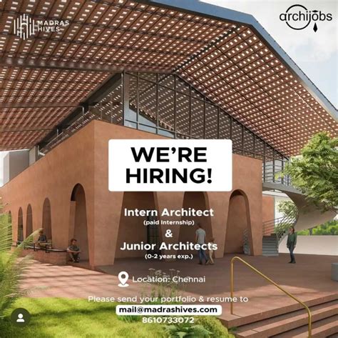 ARCHIJOBS ™ ( PAN INDIA ®) | Location : Chennai, Tamilnadu @madrashives ...