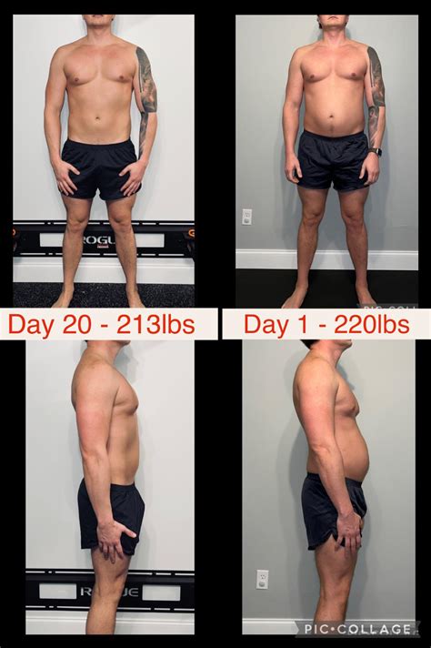 M/36/6'1 [220lbs to 213lbs = 7Ibs] (3 weeks) current cut in progress ...