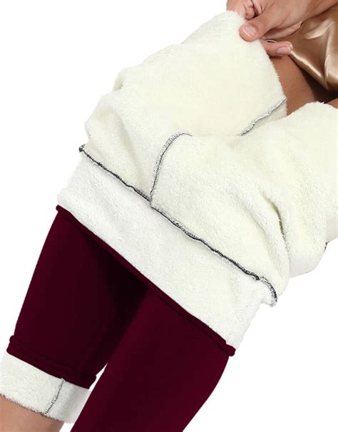 Shermie Fleece Lined Leggings, Thick Winter Warm, High Waisted Tummy ...