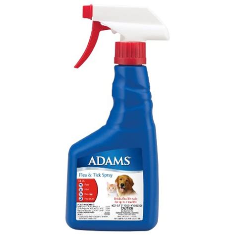Adams Flea & Tick Spray For Dogs and Cats | Kills Fleas and Ticks ...