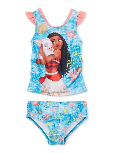 Moana Baby Toddler Girl Tankini Swimsuit - Walmart.com