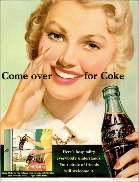 Coca Cola ad from 1951 : r/vintageads