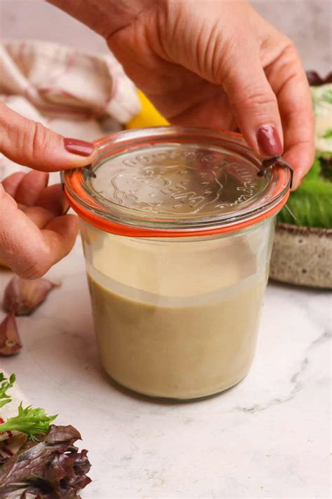 Tahini Salad Dressing Recipe (with Lemon) - Food Faith Fitness