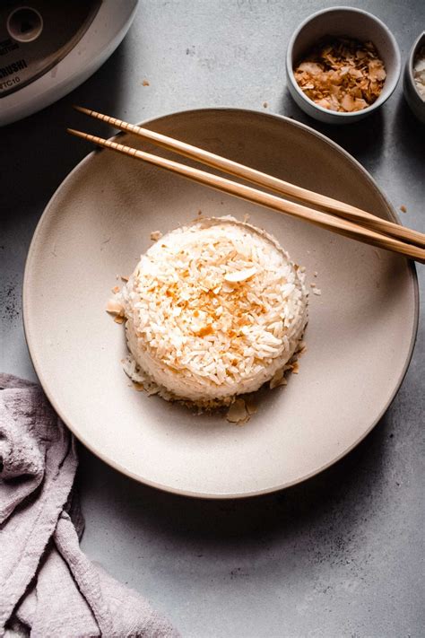 Easy Coconut Rice in the Rice Cooker