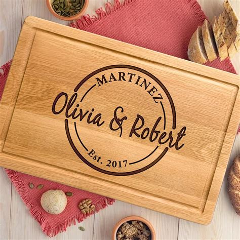 Amazon.com: Personalized Wood Cutting Boards, 9 Designs, Custom ...