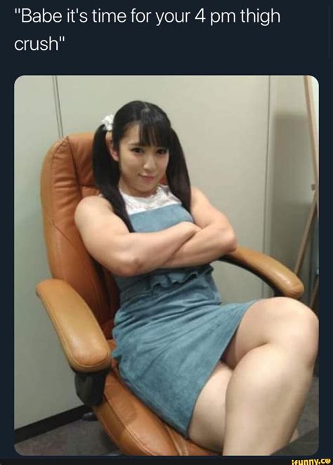 Thighcrush memes. Best Collection of funny Thighcrush pictures on iFunny