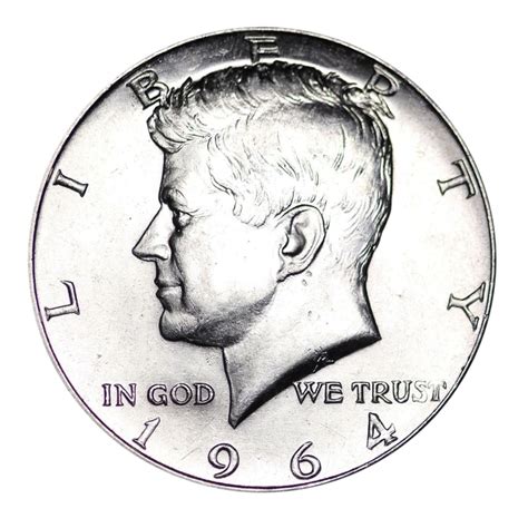1964 JFK Kennedy Half Dollar Brilliant Uncirculated BU $1 Face - Two ...